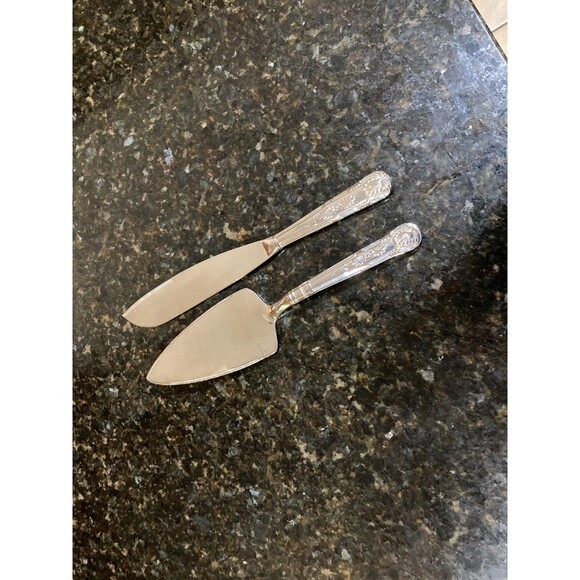 Cake Knife & Server  Stainless 2-Piece Set - Picture 12 of 15